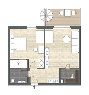 Suite mit Balkon Suite mit Balkon