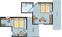 Doppelzimmer Typ A  Haus 