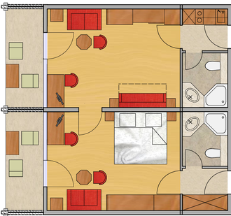 2-Zimmer-Komfort-Appartement