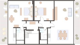 Appartement 2 im Obergeschoss