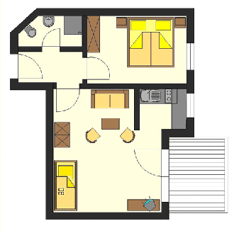Haus Roseneck - 40 m²
