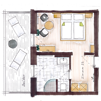 Comfort double room Stammhaus