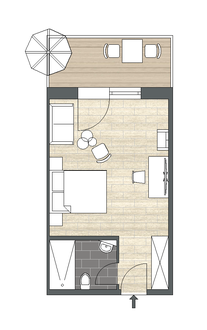Doppelzimmer Standard Balkon