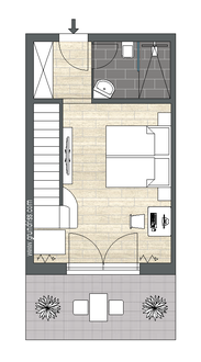 Galeriezimmer Deluxe Balkon