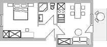 Landhaus-Appartement Kat B